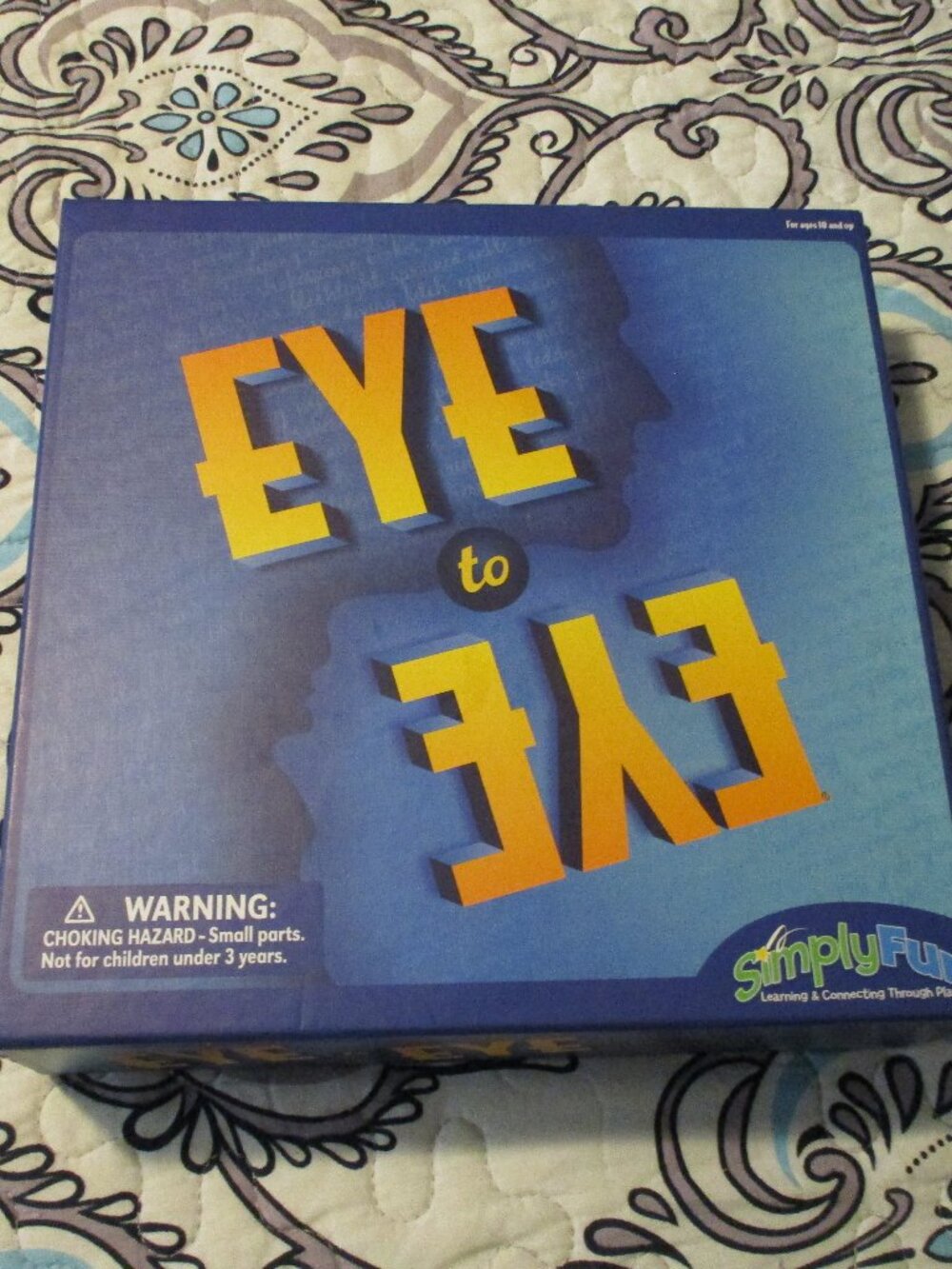 Eye To Eye SimplyFun Family Game NEW Open Box